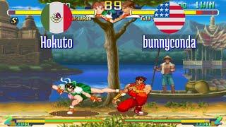 FT5 @sfa2u: Hokuto (MX) vs bunnyconda (US) [Street Fighter Alpha 2 sfa2 Fightcade] Feb 14