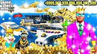 SHICHAN CHEATER Become RICH SUPER BILLONAIRE In GTA5 || LEOgamerZ