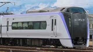 E353系モトS101編成構内試運転　長野総合車両センター