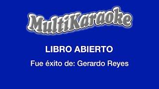 Libro Abierto - Multikaraoke - Fue Éxito de Gerardo Reyes