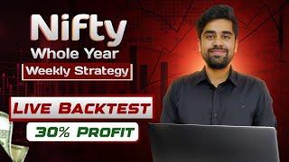 Part 2 || Live Backtest || Whole Year Weekly Strategy || English Subtitle