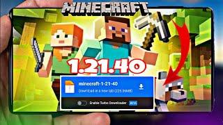 ماين كرافت إصدار 1.21.40 نسخة اصلية للجوال  | Minecraft mobile 1.21.40 | تحميل |  اخر اصدار 