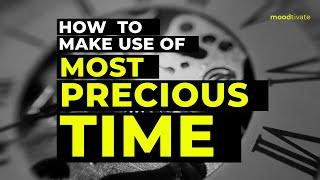 How to make use of the precious time. Very useful tips on how to plan your most precious resource