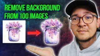 How To Remove Background From AI Art (100 At One Time)