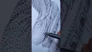 wait..........  ll #shorts #drawing #art #stippling #support #drawing