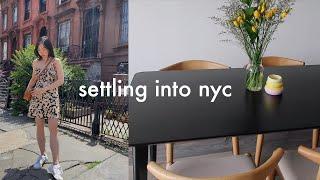 ONE YEAR IN NYC | New furniture, skincare haul, exploring & settling in