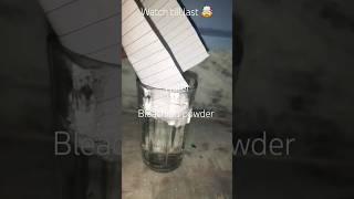 Experiment with alum and bleaching powder/ Alum VS bleaching powder/#experiment#viral#shortvideo