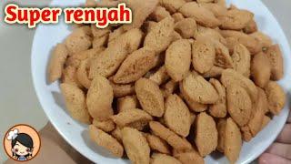 Resep kue biji ketapang,super renyah,dan enak banget