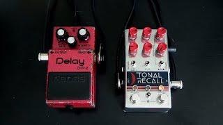 Chase Bliss Audio Tonal Recall RKM vs. Boss DM-2 Vintage Analog Delay