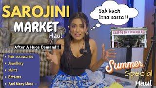 SAROJINI NAGAR MARKET HAUL| Latest Summer Collection️ | shop details | Tryon | gimaashi