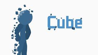 Novo personagem Stickman que estou criando "Cube"🟦(FlipaClip)