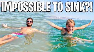 We Couldn't Sink In The Dead Sea!!