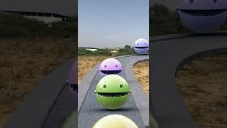 Multiple Monster Robot Pacman #shorts #pacman #monster #robot
