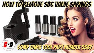 How To Remove SBC Valve Springs Safely! Comp Cams Removal Tool First Use! #productreview