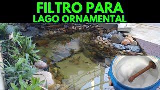 COMO MONTAR FILTRO PARA LAGO ORNAMENTAL PASSO A PASSO [FAÇA VOCE MESMO]