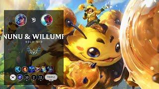 Nunu & Willump Mid vs Yone - KR Challenger Patch 12.15