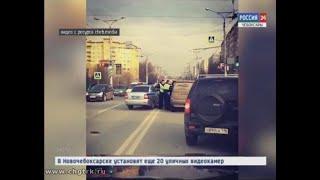 В Чебоксарах сотрудники ГИБДД устроили погоню за пытавшимся скрыться BMW
