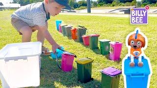 Mini Bin Fun Day | From Miniature Bins to a Real Excavator