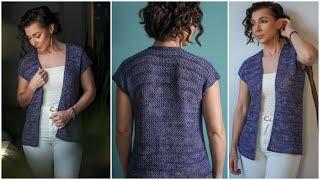 Step-by-Step: How to Crochet the Easy Stitches in the Beginner Cauley Cardigan + Enter to Win Yarn!