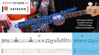 Creedence Clearwater Revival - Suzie Q (Bass cover with tabs)
