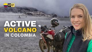 Adventure ride to an active volcano in Colombia  | Ep 7