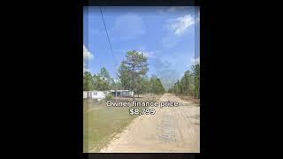 Mobile home lot for sale in central Florida for $8,799. Owner finance. #realestate #florida #land