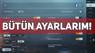 BÜTÜN PUBG MOBİLE AYARLARIM ️ (FPS Yükseltici Ayarlar)