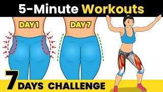 LOWER BODY WORKOUT FOR BEGINNERS - 5 Minutes Do For 7 Days