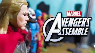 Avengers Assemble | Marvel Legends Stop-Motion Fight