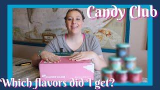 CANDY CLUB UNBOXING AND TASTE TEST! | Which flavors did I get this month?! | Candy Club Review