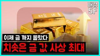 [매경5F] 금 값이 金 값, 거래소 사상 최대