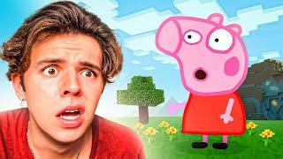 Peppa Pig Plays MINECRAFT? (Try Not To Laugh)