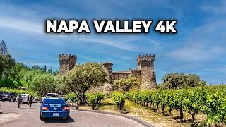 Napa Valley 4K️Stunning Road Trip Through California Wine Country️Scenic Trip