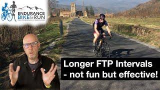 Long threshold intervals improve your fitness and speed in endurance cycling and running events