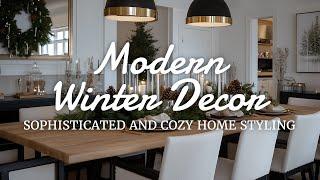 ️ Elegant Modern Farmhouse Winter Decor Ideas: Sophisticated & Cozy Home Styling