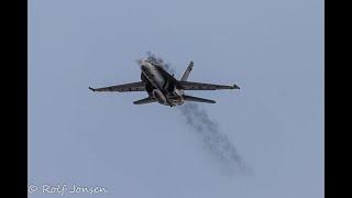 F18 Hornet live shooting display, Axalp 2022