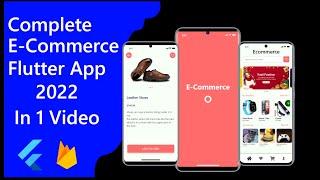 flutter & firebase complete e-commerce app  2022