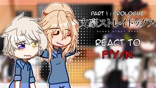 BSD react to F!Y/N as Power || Part 1 : Prologue || Read desc