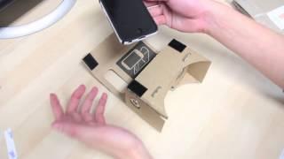 Virtual Reality 3D Cardboard Glasses DIY Instructions