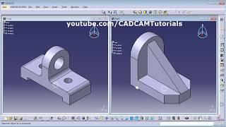 CATIA Training Course Exercises for Beginners - 5 | CATIA Exercises with Solutions