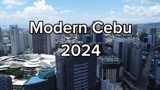 Aerial view of Cebu City on 2024 CEBU BUSINESS PARK.