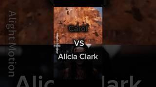 CAROL VS ALICIA CLARK [ FEAR TWD ] #shorts #aliciaclark #carol "thewalkingdead