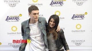 Shenae Grimes and Josh Beech at 2013 LA Lakers Casino Night ARRIVALS