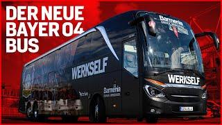 So siehts im Mannschaftsbus von Bayer 04 aus  