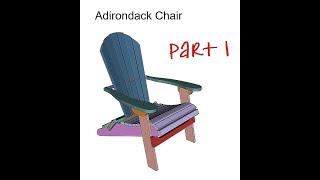 Folding Adirondack Chair Build PART 1