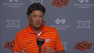 'That's an SEC crew': Oklahoma State coach Mike Gundy critical of late-game false start penalty;