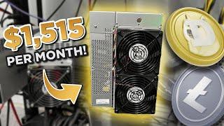 How I'm Earning $1,515 Mining Dogecoin with Bitmain Antminer L7!