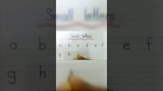 English alphabet writing. Nahar home writing.# Shorts