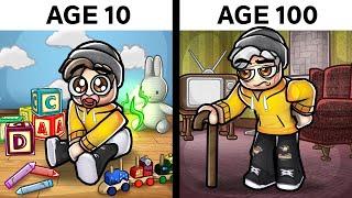 i lived from 0 to 100 YEARS OLD in Roblox...