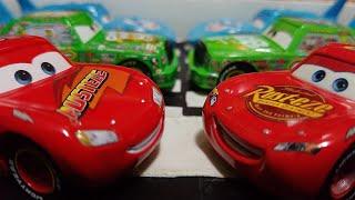 Disney Pixar Cars Lightning McQueen + Chick Hicks + The King (Thailand Variants) Comparison Review